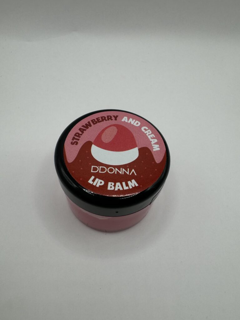 lip balm strawberry and cream