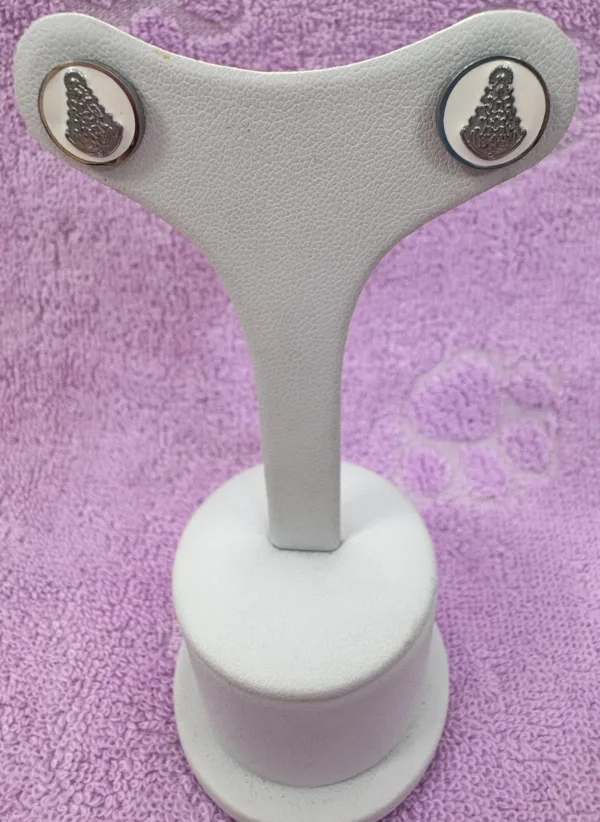 pendientes rocío botón