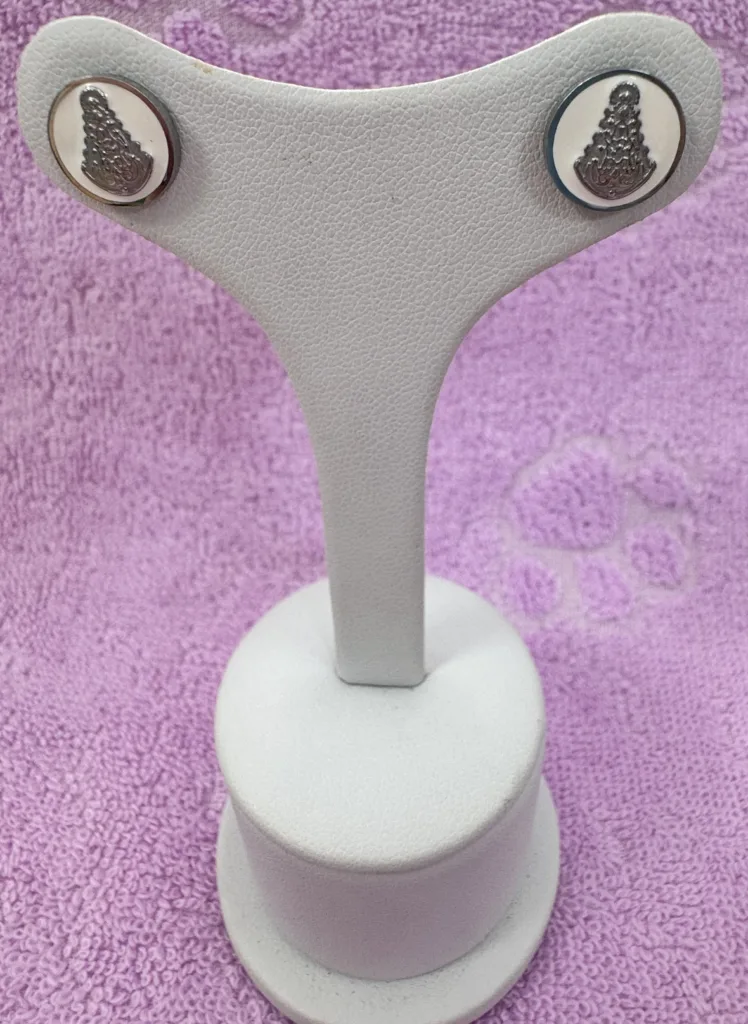 pendientes rocío botón