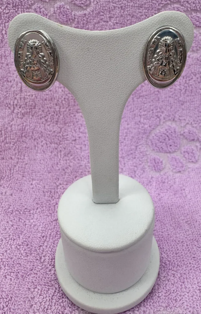 pendientes rocío ovalado