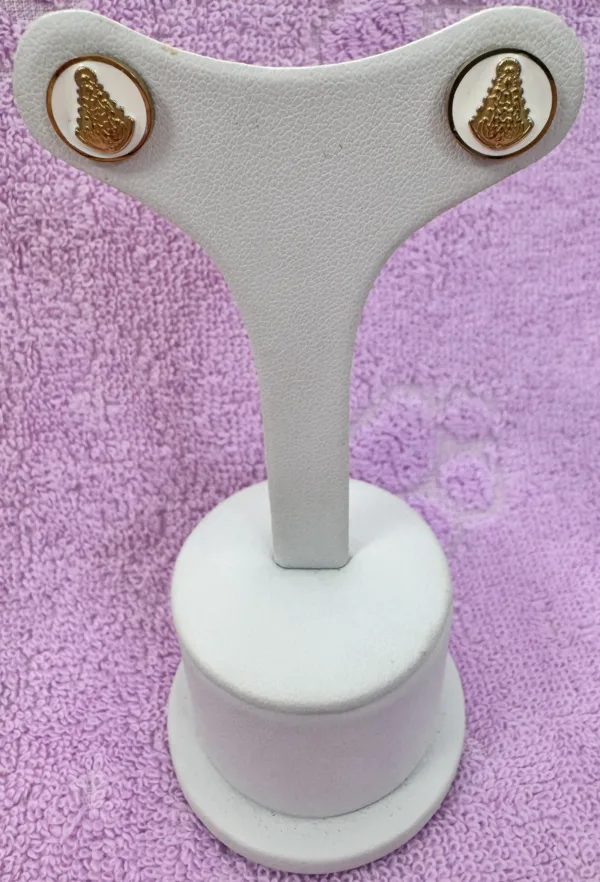 pendientes rocío botón