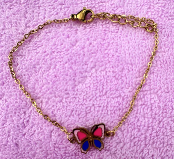 pulsera mariposa colores