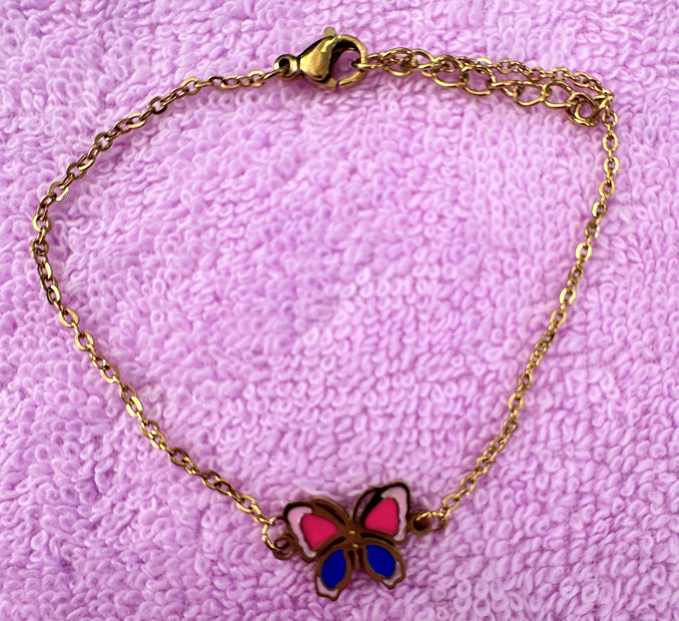 pulsera mariposa colores