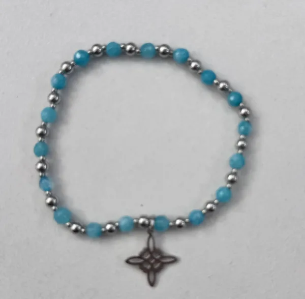 pulsera piedra nudo brujas