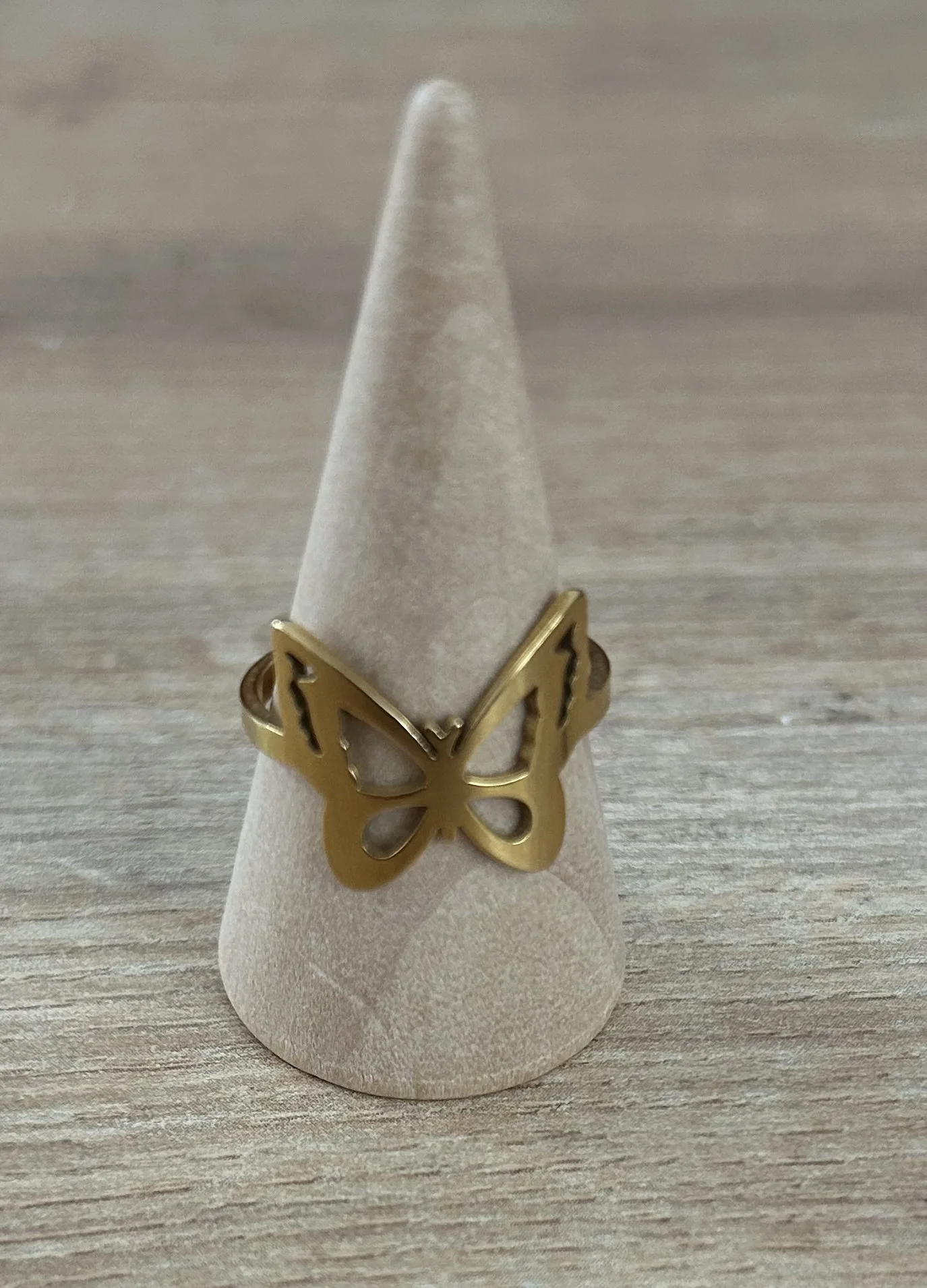 anillo mariposa