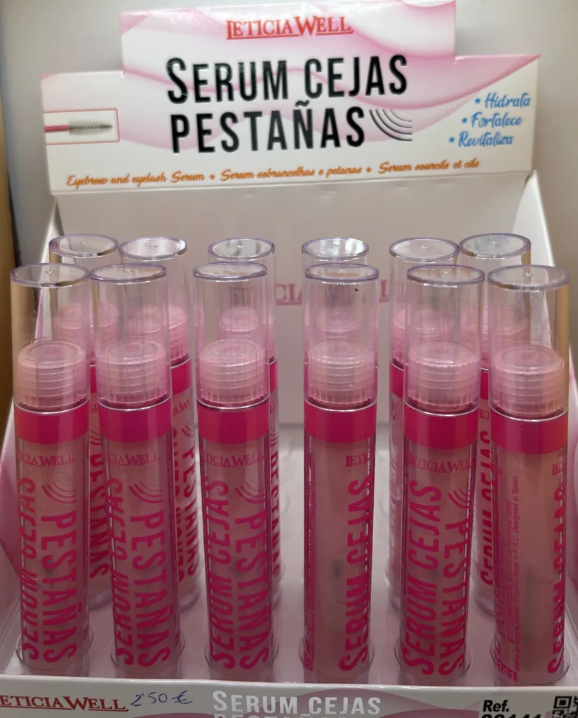 serum cejas y pestañas.