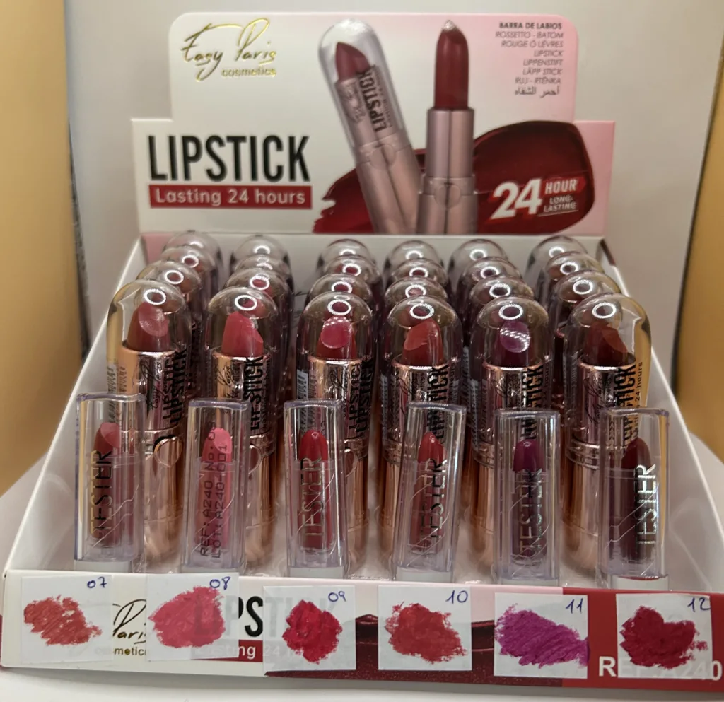 labial liostick lasting 24h.