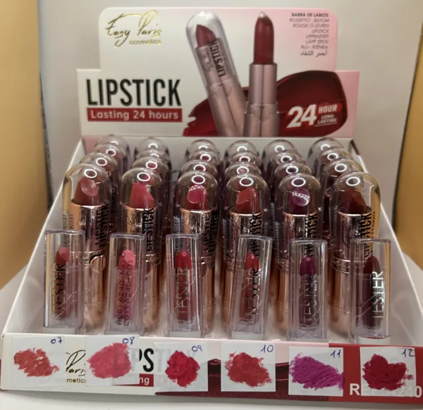 labial liostick lasting 24h.