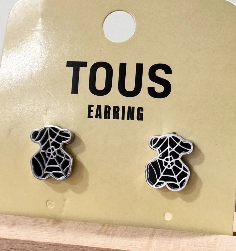 pendientes tous negro